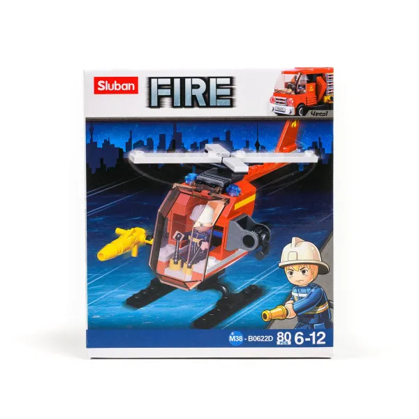 Şluban kocke, mali vatrogasni helikopter, 80 kom