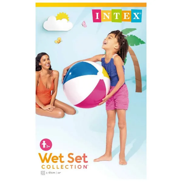 Intex lopta za plažu dimenzije 61cm