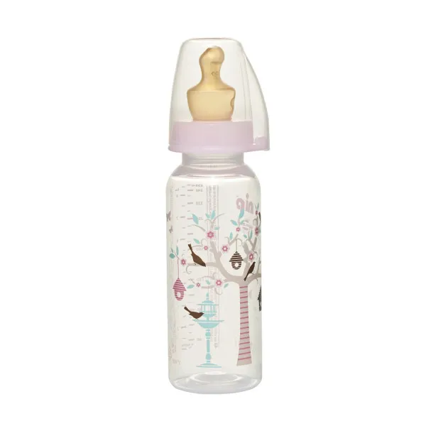 Nip PP flašica Family Girl 250ml kaučuk cucla 6+