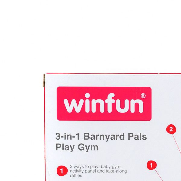 Win fun igračka gimnastika Drugari sa farme 3u1 