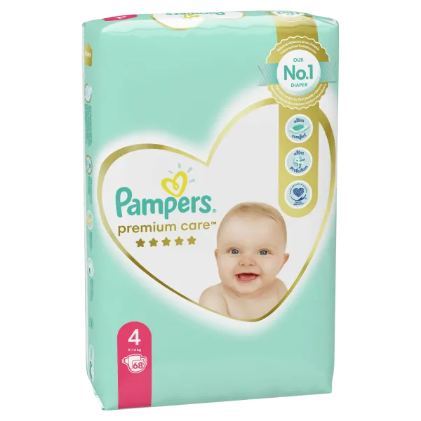 Pampers pelene premium JP 4 maxi 8-14kg 68kom 