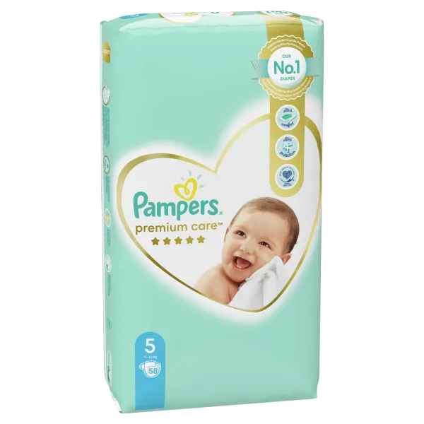 Pampers pelene premium JP 5 junior 11-18kg 58kom 