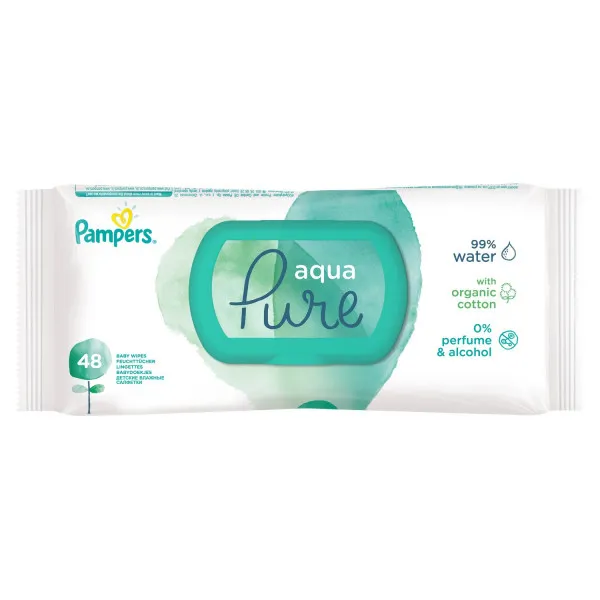 Pampers baby vlažne maramice aqua 48kom 