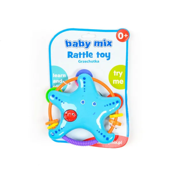 Baby Mix igračka zvečka morska zvijezda 