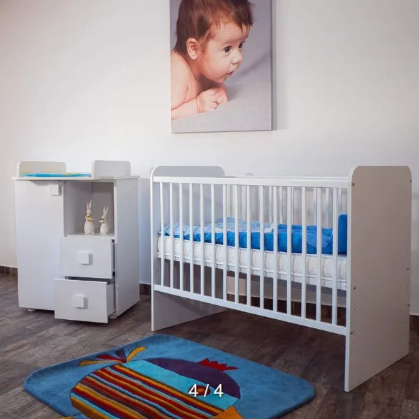 Bambino komoda Leo, bela