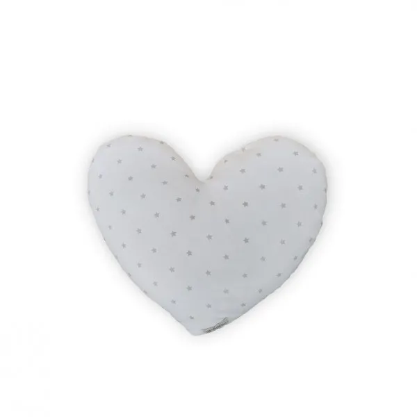 Lillo&Pippo ukrasni jastuk Srce,sivautosjedalicaIVA  12-SIVA 