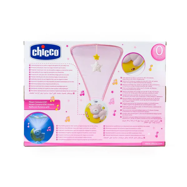 Chicco muzički projektor Next2Moon, roze