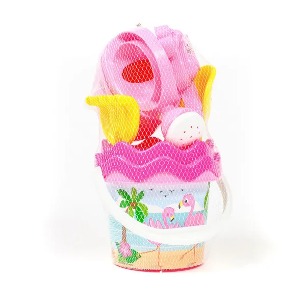 Androni Giocattoli kantica za pijesak set flamingos