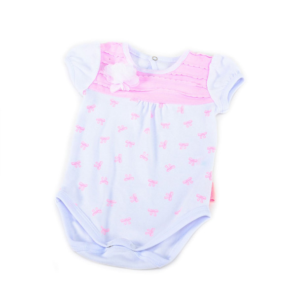 Pom Pom bodi kr, devojčice-1-86 1-86 3-ROZE