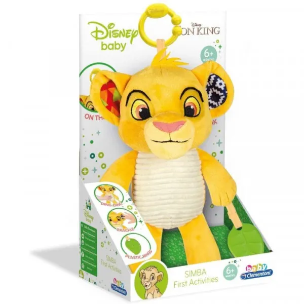 Clementoni lion king plišana zvečka 