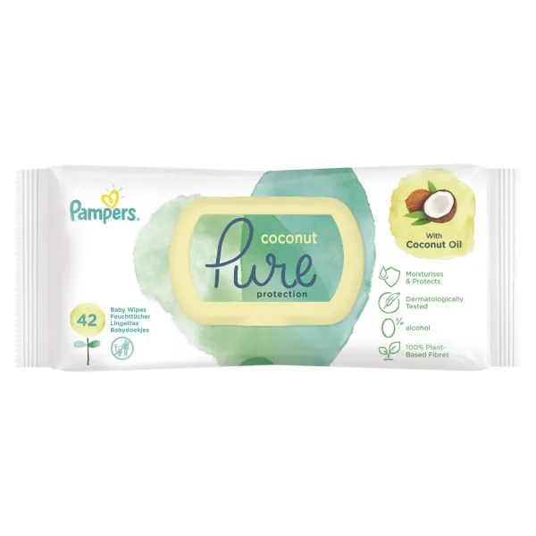 Pampers baby vlažne maramice coconut 42kom 