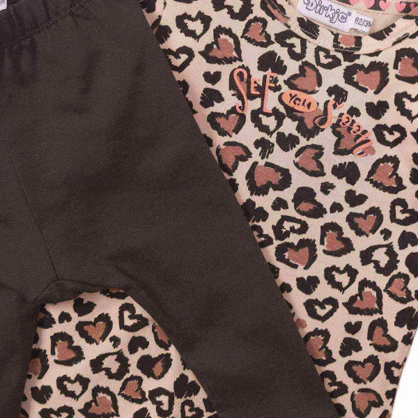 Dirkje komplet (haljina kr, helanke), djevojčice 