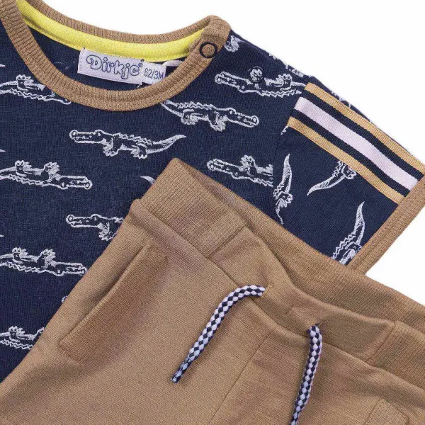 Dirkje komplet (majica kr, šorts), dječaci 