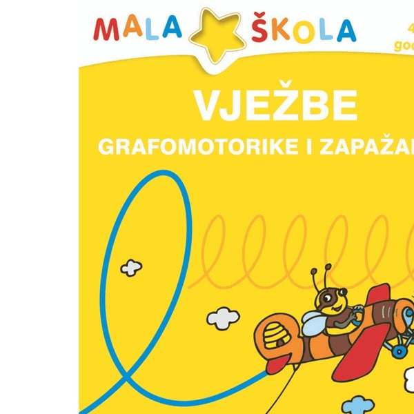 MŠ vježbe grafomotorike i zapažanja 1-4 