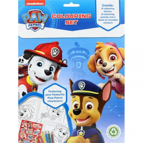 Paw patrol bojanka s bojicama 