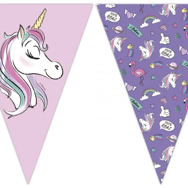 Banner Minnie metallic Disney  9 zastavica 