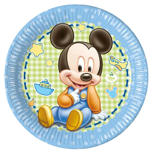 Papirni tanjur Mickey baby 23 cm 8 kom 