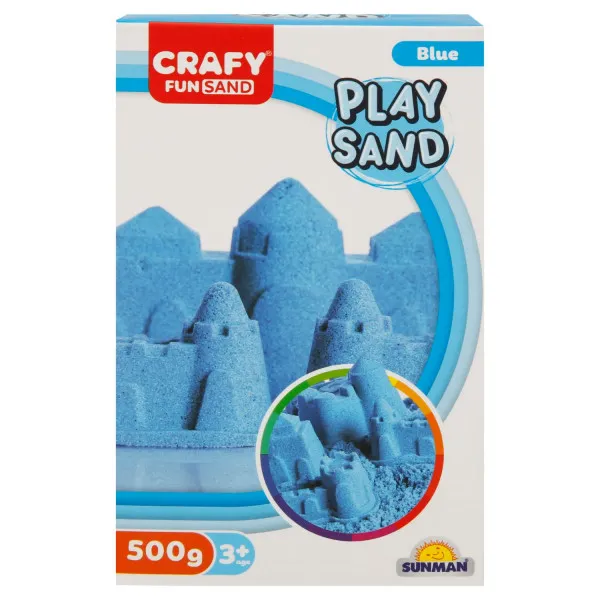 Sunman kinetički pesak 500 gr. plava boja