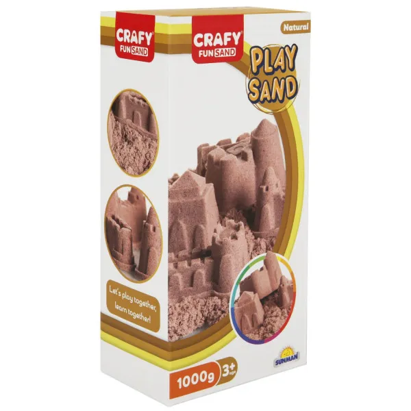 Sunman kinetički pesak 1000 gr. braon boja