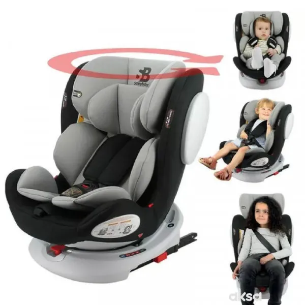 Migo autosjedalica 0/1/2/3 (0-36kg) Seaty 360, grey 