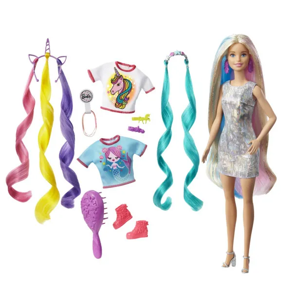 Barbie sa fantastičnom kosom sa umetcima