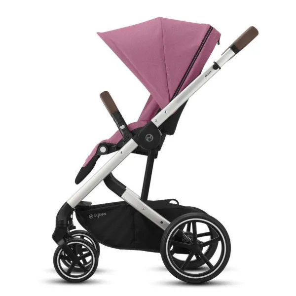Cybex kolica Balios S Lux, MagnoliaPink(sivi ram)