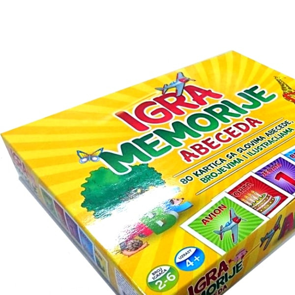Igra Memorije Abeceda 