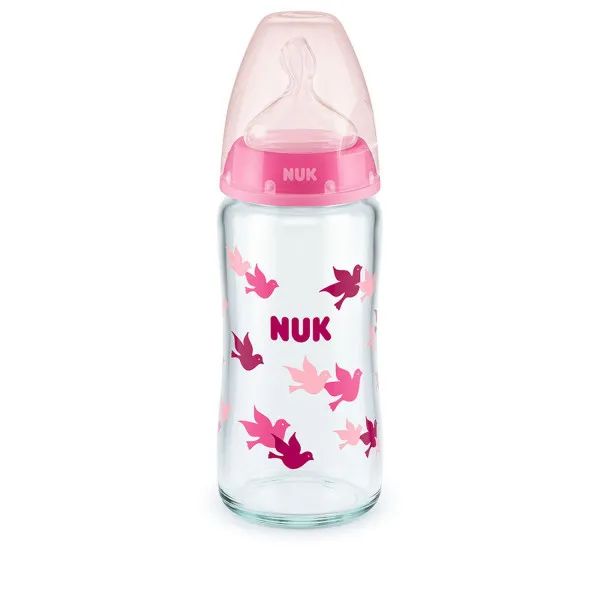 Nuk staklena flašica sa termo indikatorom 240ml