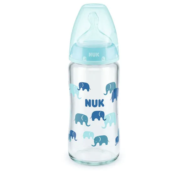 Nuk staklena flašica sa termo indikatorom 240ml