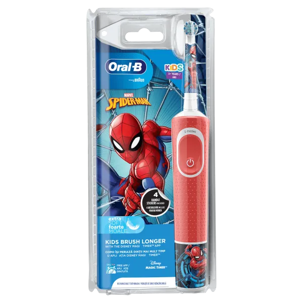 Oral B Spiderman elek. četkica za zube za decu 