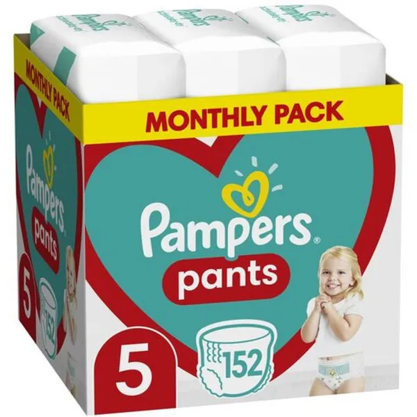 Pampers pants pelene monthly S5, 12-17kg 152 kom 