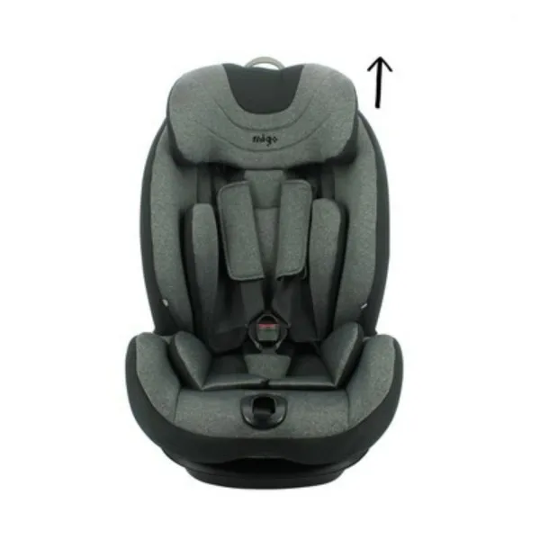 Migo autosjedalica Boston 1/2/3 (9-36kg), Black/Grey