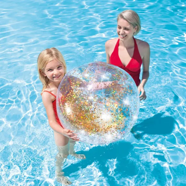 Intex lopta za plažu sa šljokicama