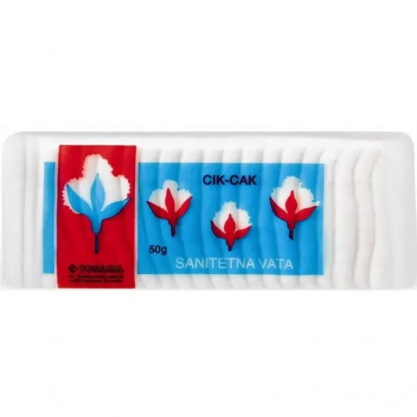 Sanitetska Vata Cik-Cak 100G P 