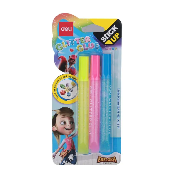 Ljepak Glitter Neon 12Ml 3 Boje 