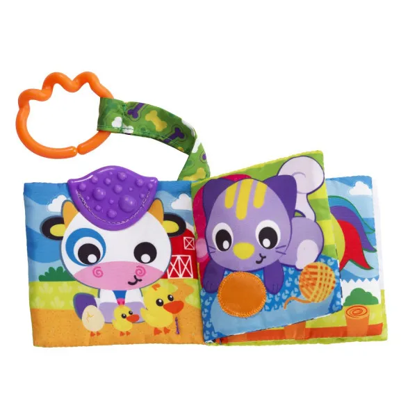 Playgro knjiga <br />
za zubiće, dan na farmi