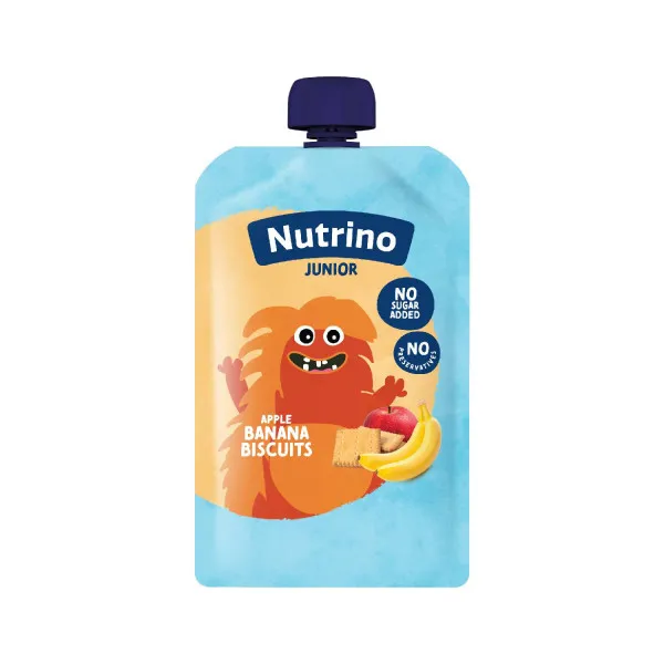 Nutrino kids pouch jabuka, banana i keks 180 g 