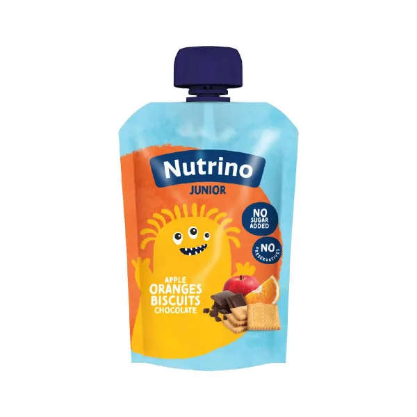 Nutrino kids pouch jabuk,pomor,keks,čokolada 180 g 