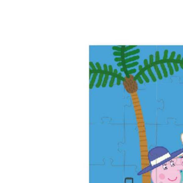 Dodo puzzle Peppa prase sa figurom letnji dan 