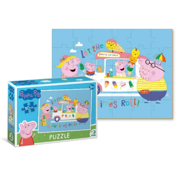 Dodo puzzle Peppa prase putovanje, 30 komada 