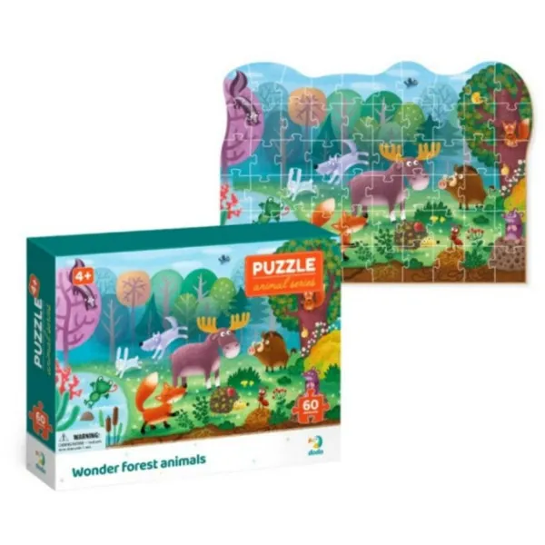 Dodo puzzle čudesne šumske životinje, 60 komada