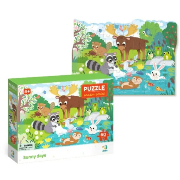 Dodo puzzle sunčani dani, 60 komada