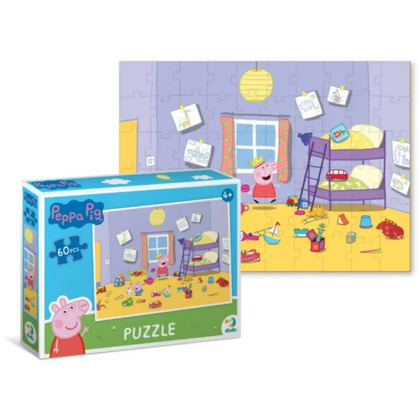 Dodo puzzle Peppa prase, dečija soba 60 komada