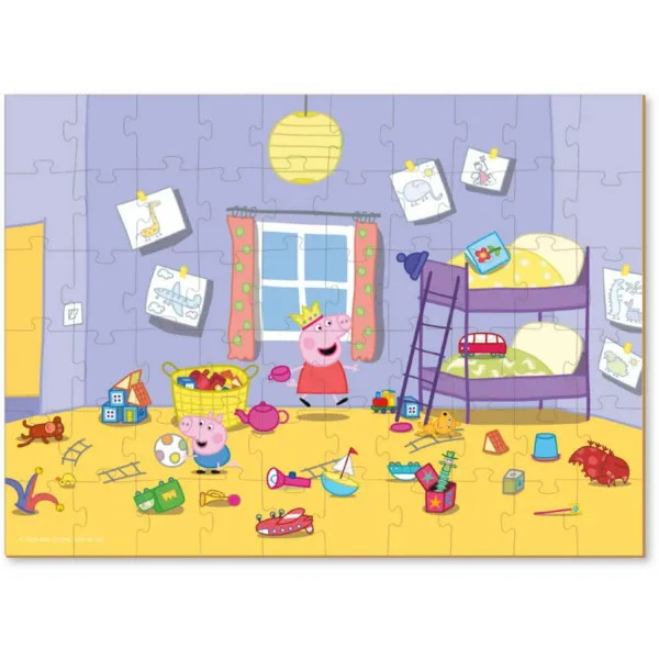 Dodo puzzle Peppa prase, dečija soba 60 komada 