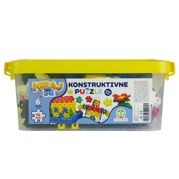 Igraj se konstruktivne puzzle 72 el.