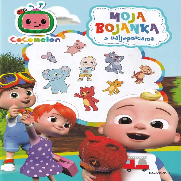 Cocomelon - Moja bojanka s naljepnicama 