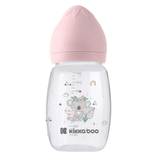 Kikka boo boca za hranjenje 260ml,savanna pink
