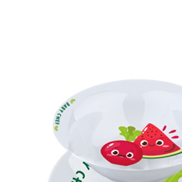 Baby Chef set dva tanjira i činija od melamina 