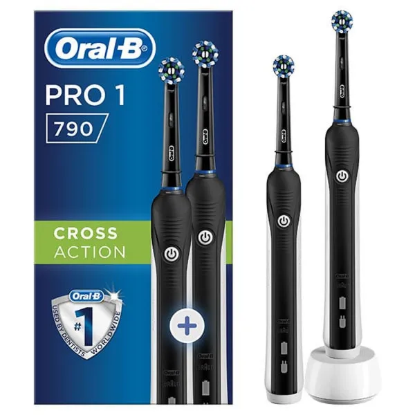 Oral B el.četkica black edition 2kom duo pack 