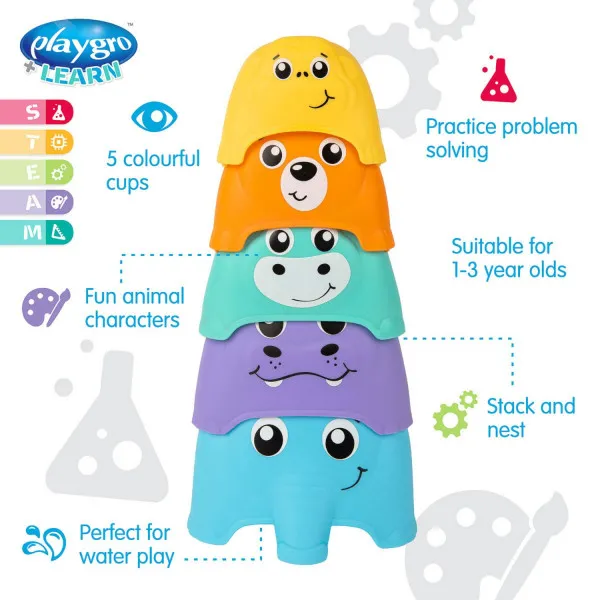 Playgro kupovi za slaganje sa likom životinja
